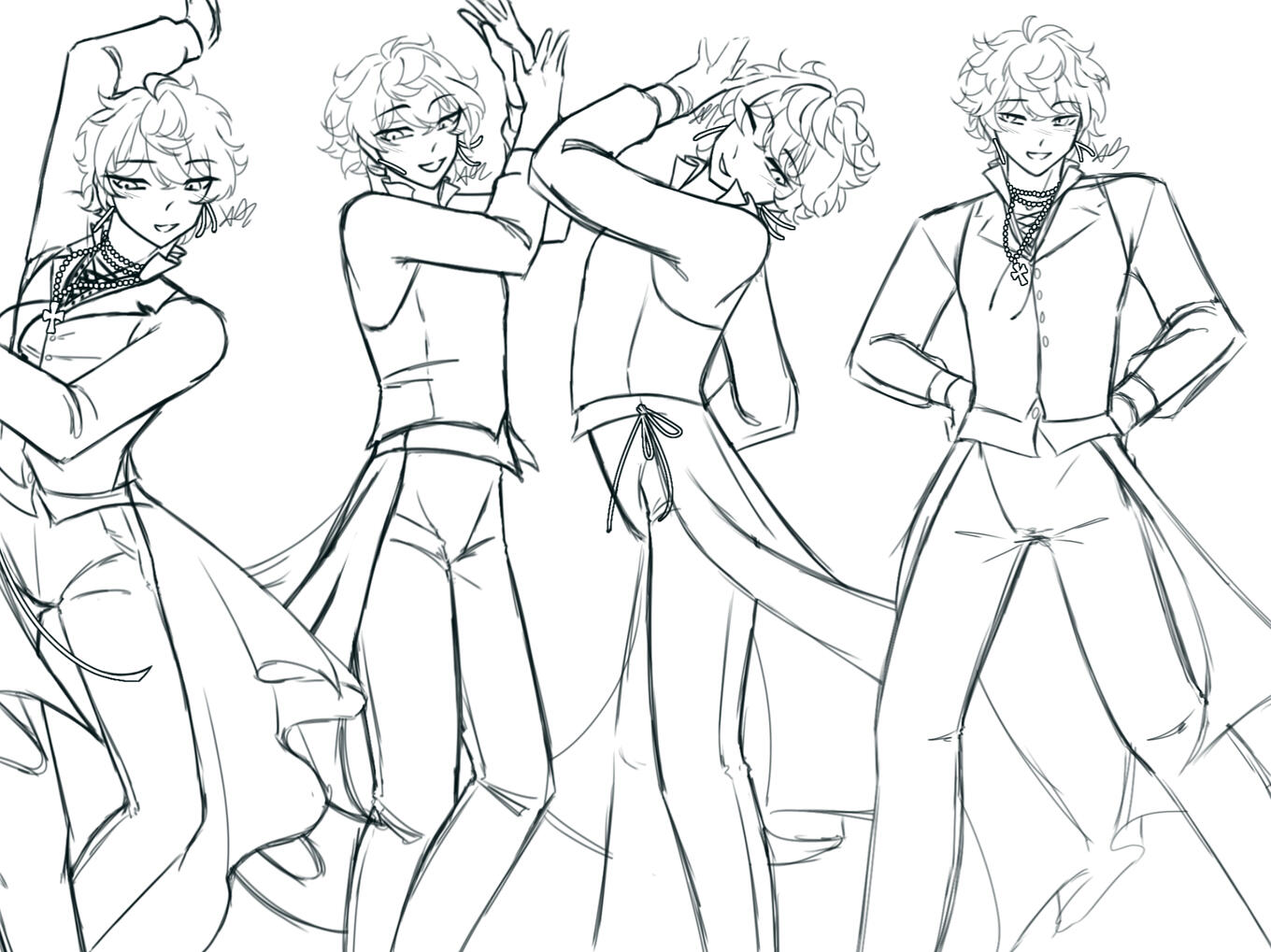 Sena Izumi cos pose redraw (Ensemble Stars)